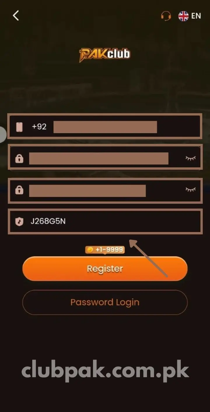 Enter Invite Code for Register