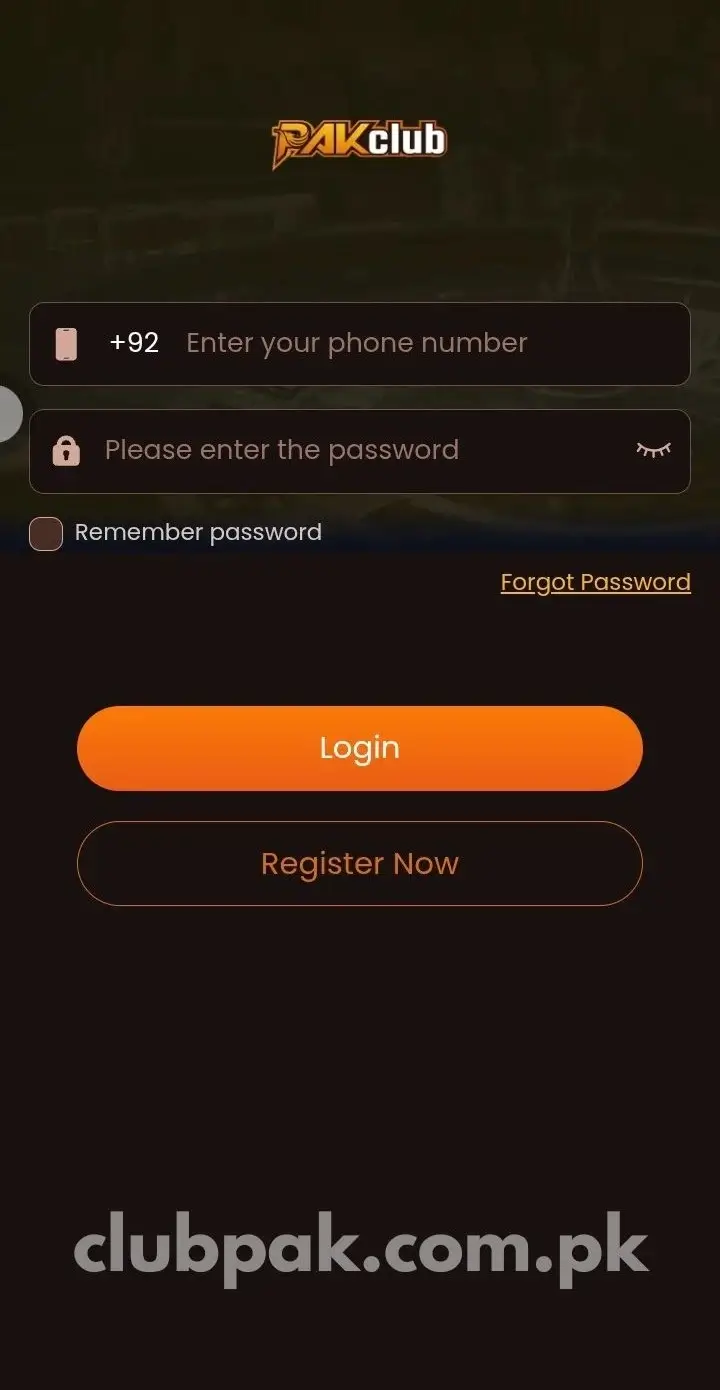 Pak Club Login