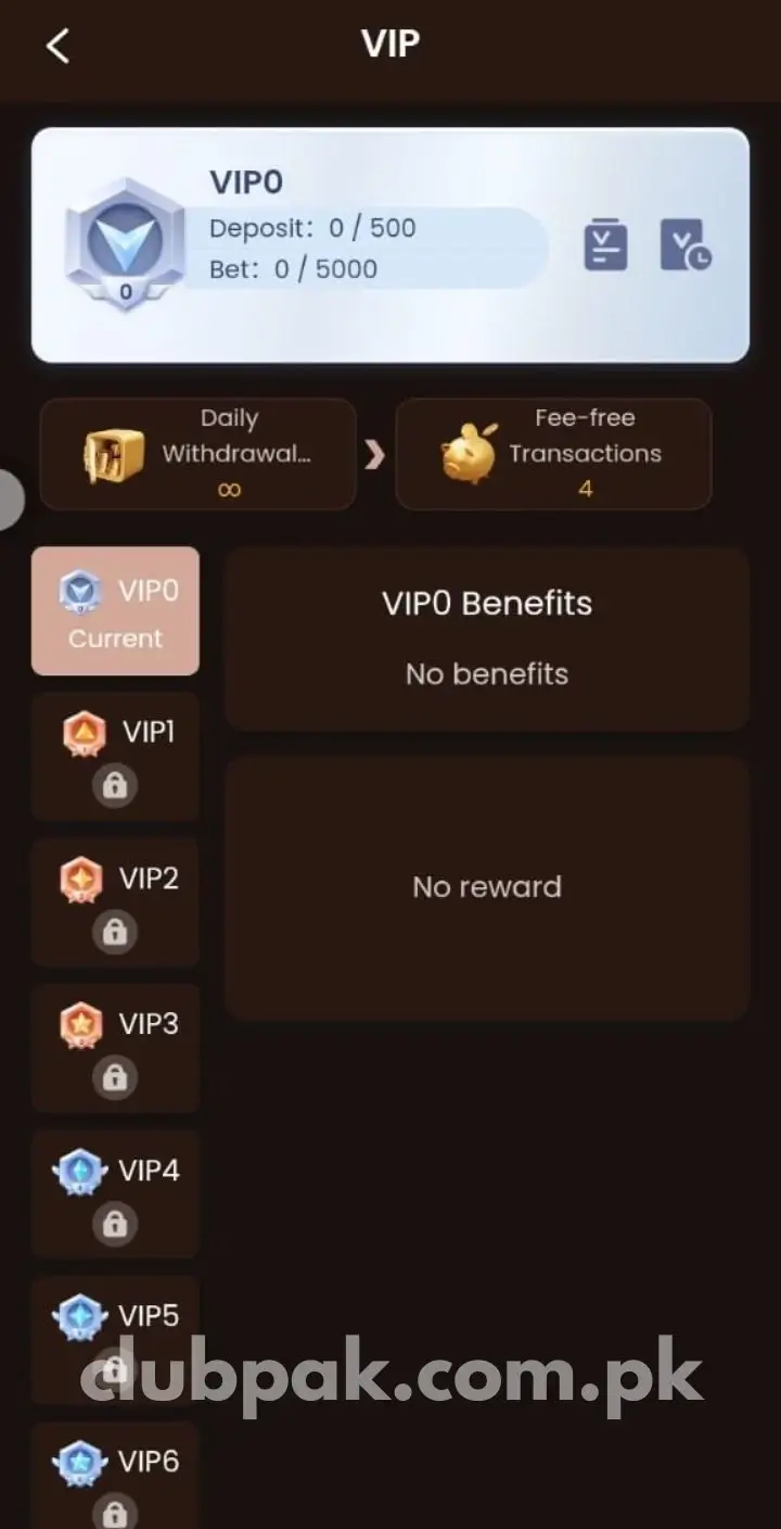 Pak Club VIP